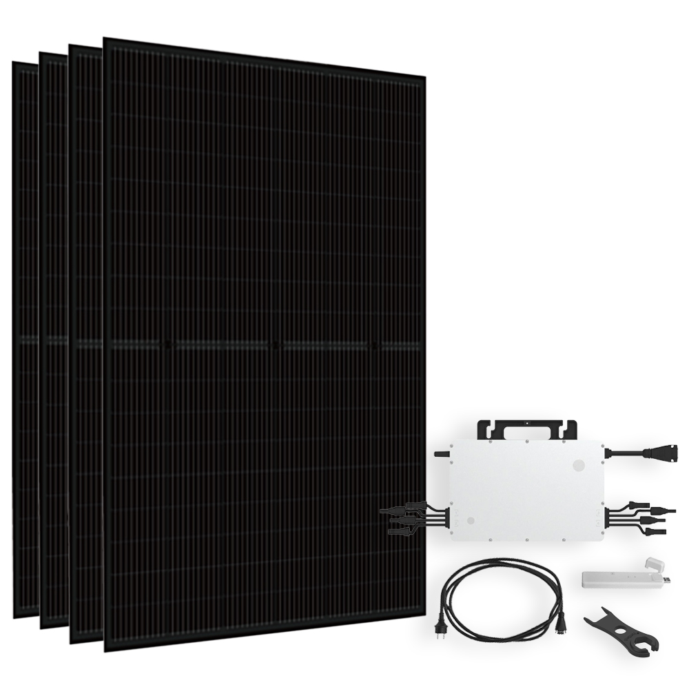 Offgridtec® Solar-Direct 1800W HMS-1600 solar system glass glass domestic grid feed-in