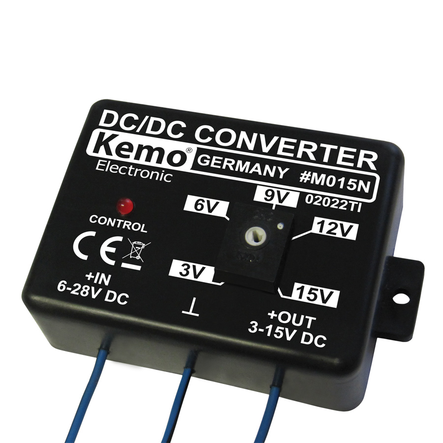 DC/DC Converter, adjustable 6-28 V/DC 1,5A