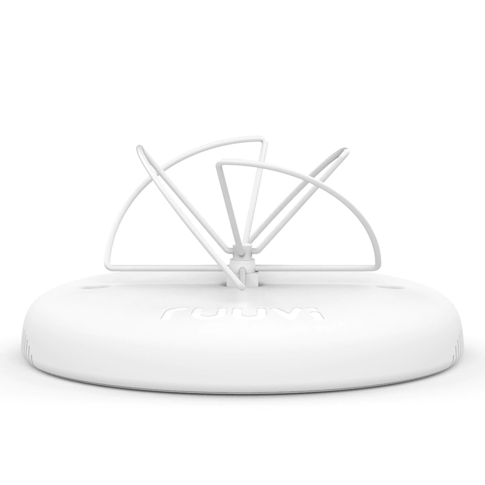 Weißes Ruuvi Gateway mit Antennen zur Fernüberwachung und Anbindung von RuuviTag Bluetooth-Sensoren