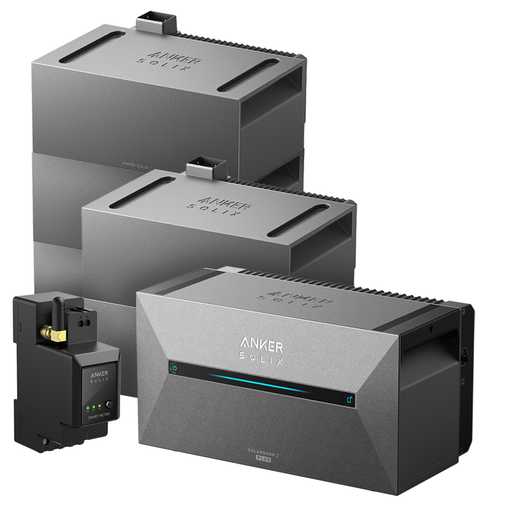 Anker solix 2 e1600 plus 8.0kWh all-in-one storage system incl. smart electricity meter