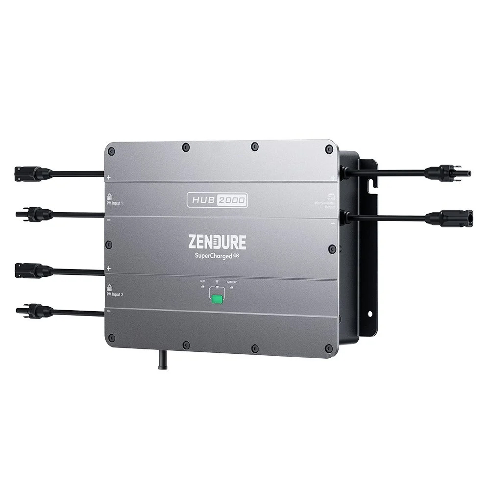 Zendure SolarFlow Set 7,68kWh Smart pv Hub 2000 avec 4x batterie d'extension ab2000