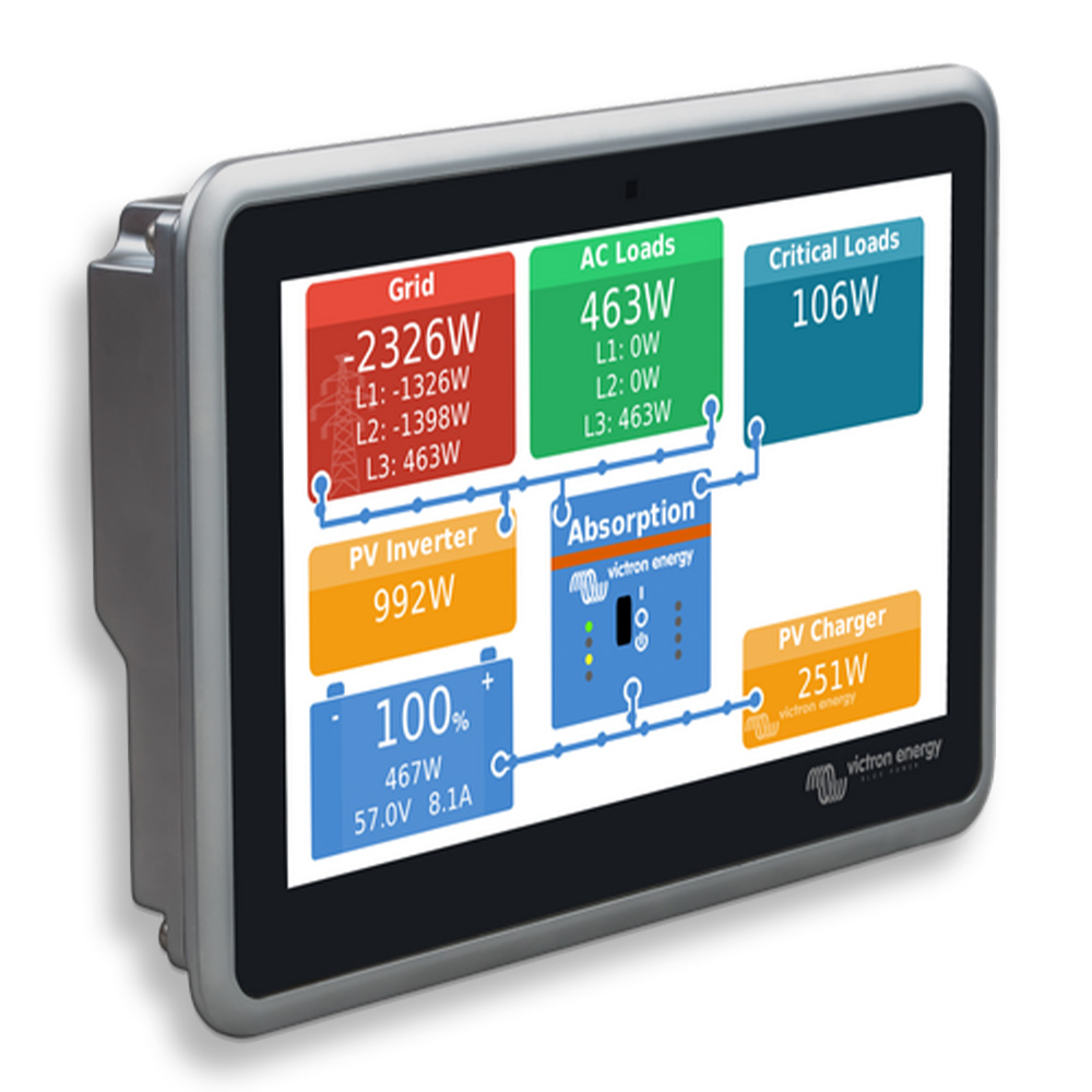 Victron Ekrano gx surveillance / monitoring display