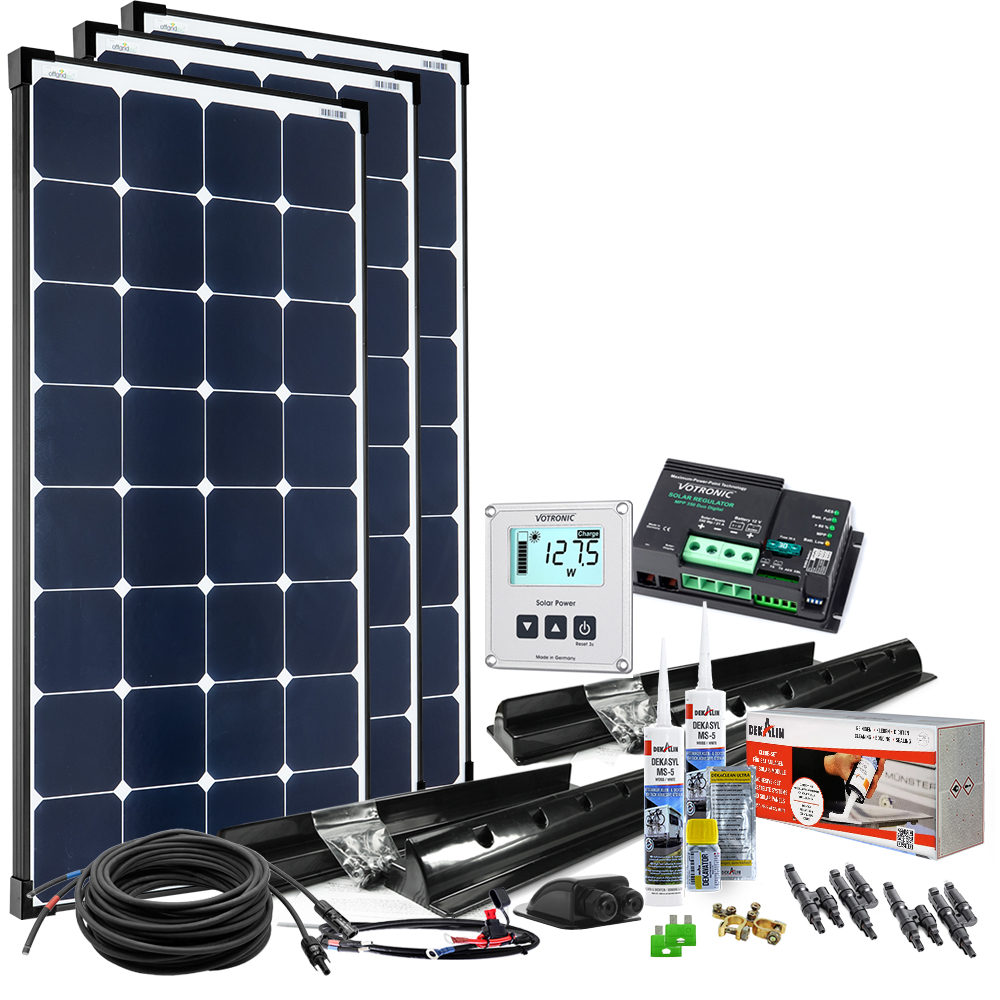 360w 12v mppt Premium xxl- Kit complet camping-car option EBL