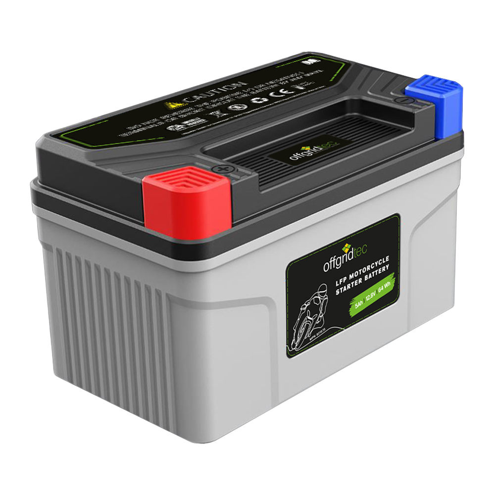 Offgridtec LFP starter battery 5Ah 12.8V for motorcycle