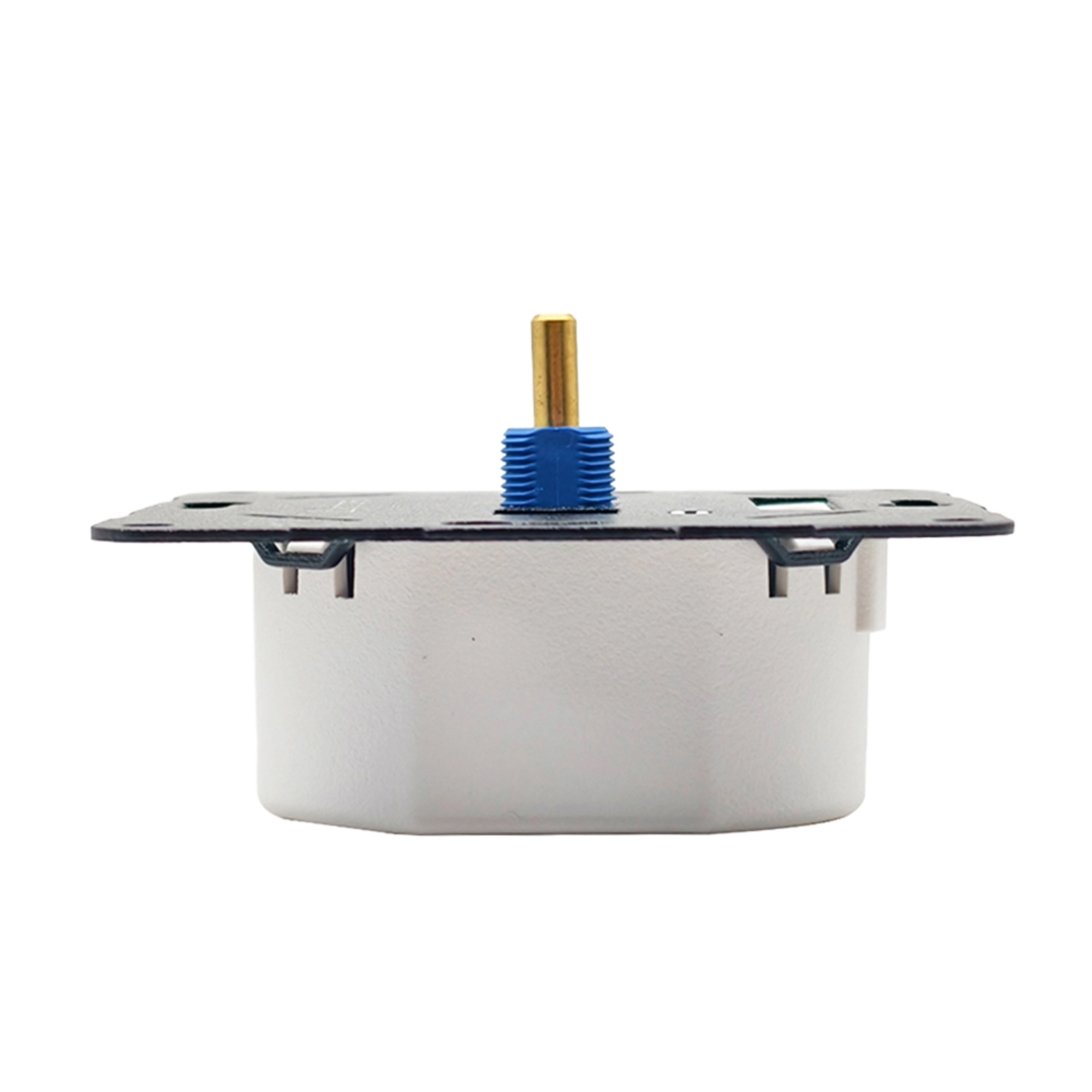 Seitenansicht von Endkappe weißer Drehdimmer