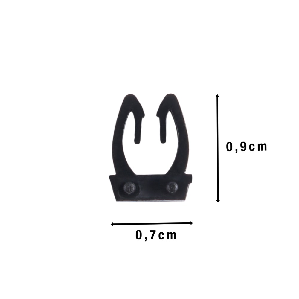 Offgridtec Cable Marker Clips 0–9, 100 pieces, for 2.5 mm² cables, 10 of each number