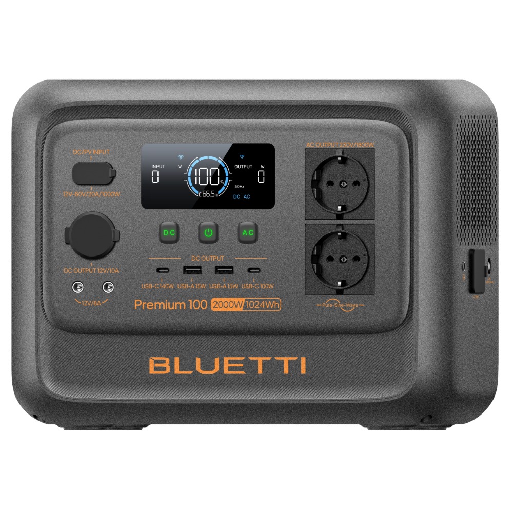 Bluetti Premium 100 V2 Mobile Power Station 1024Wh 2000W