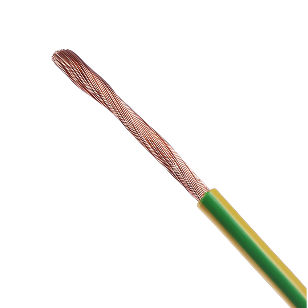 Grounding Cable green-yellow 16mm² flexible - copper wires - bulk good