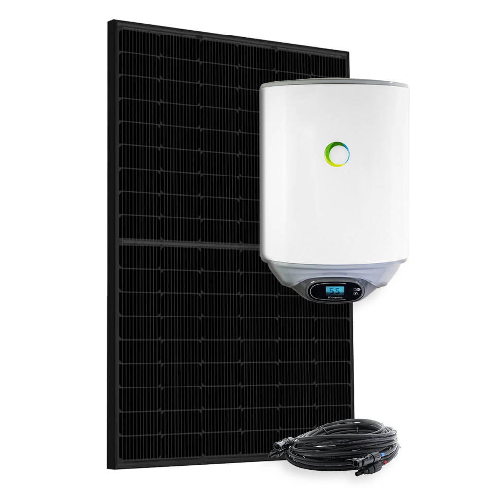 430W solar system with 30L Fothermo boiler for hot water preparation for garden or mountain cabin