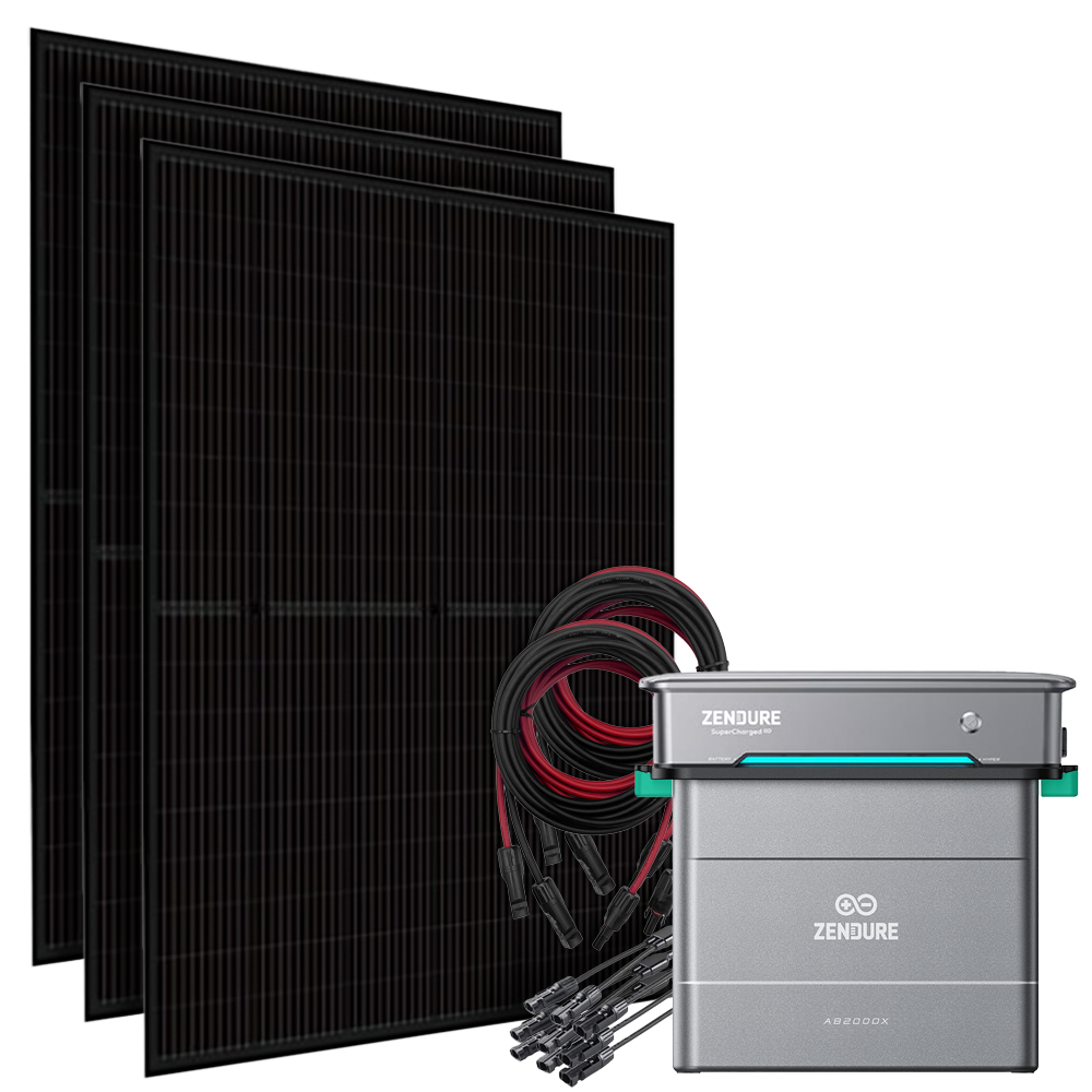 Zendure aio-2400 light weight 1215Wp hm-1200 DTU-WLite Centrale solaire de balcon biface avec stockage