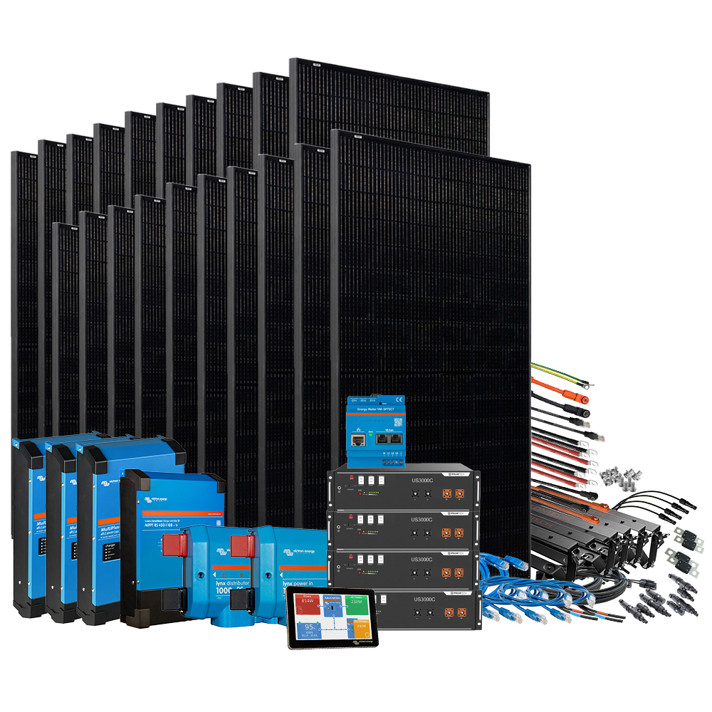 Offgridtec HomePremium S UPS Système solaire 8200Wp US3000 14kWh triphasé avec compteur électrique
