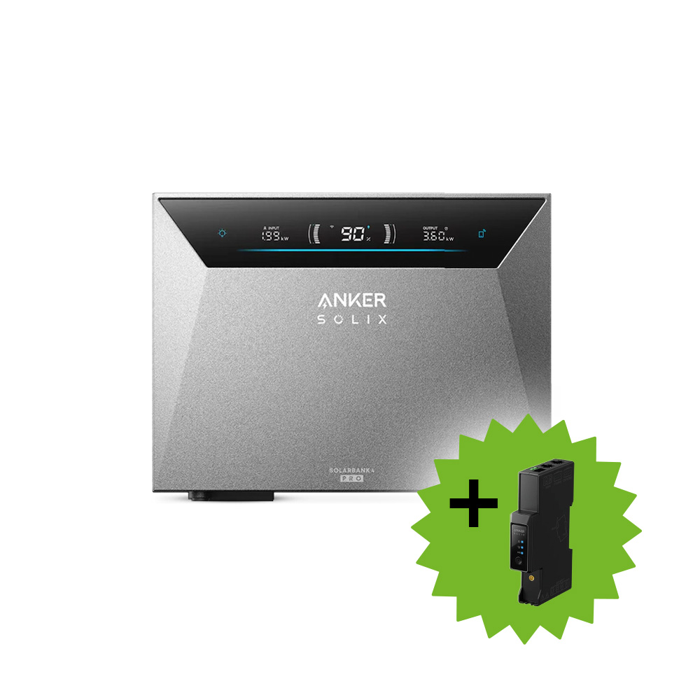Anker Solix 4 Solarbank E5000 Pro mit einem Smart Meter Gen 2 dreiphasig