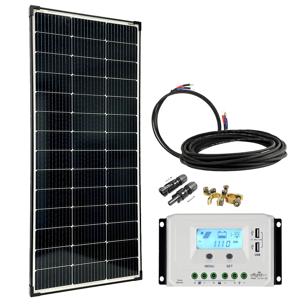 150 Watt Solar System Basic-Starter 150W / 12V - Solar Module Solar Charge Controller