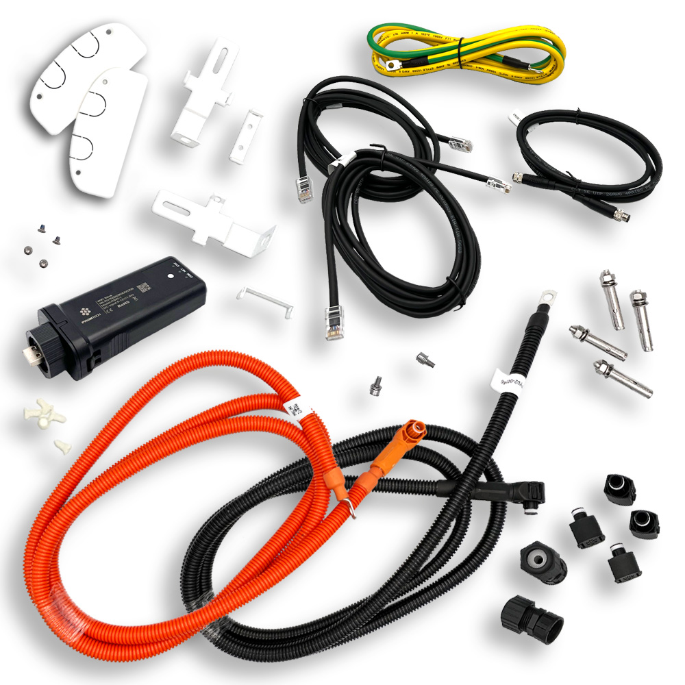 Pylontech cable set G for Pelio-L-5.12 battery floor installation package with cables