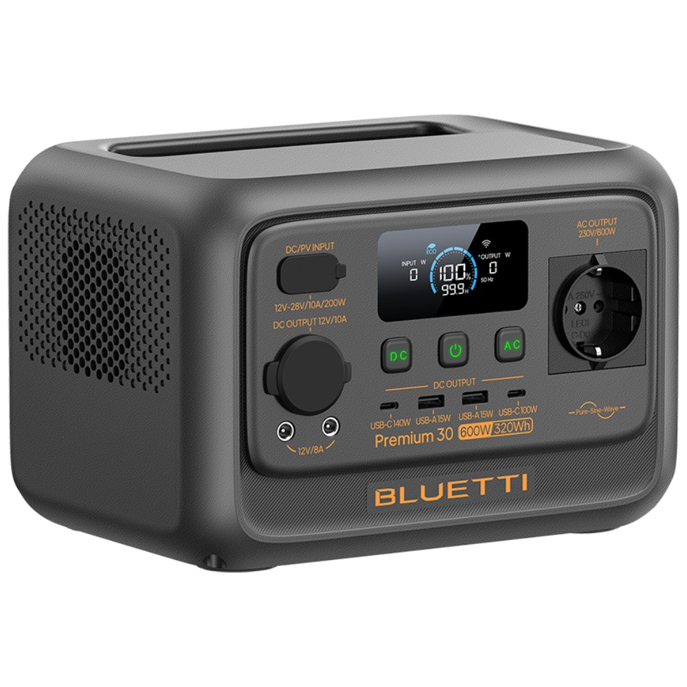 Bluetti Premium 30 V2 Mobile Powerstation 320Wh 600W USV-Funktion