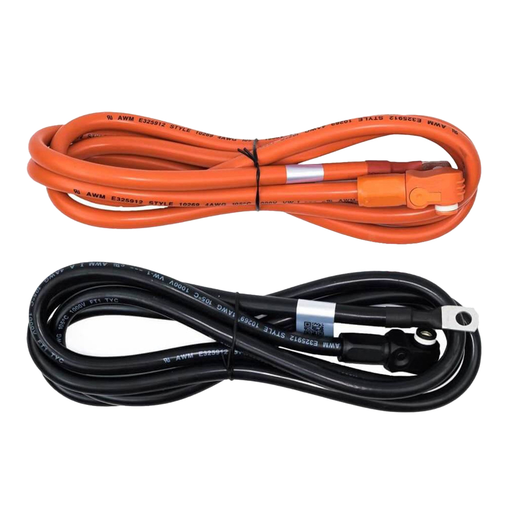 Kabel zur Ansicht in Orange und Schwarz