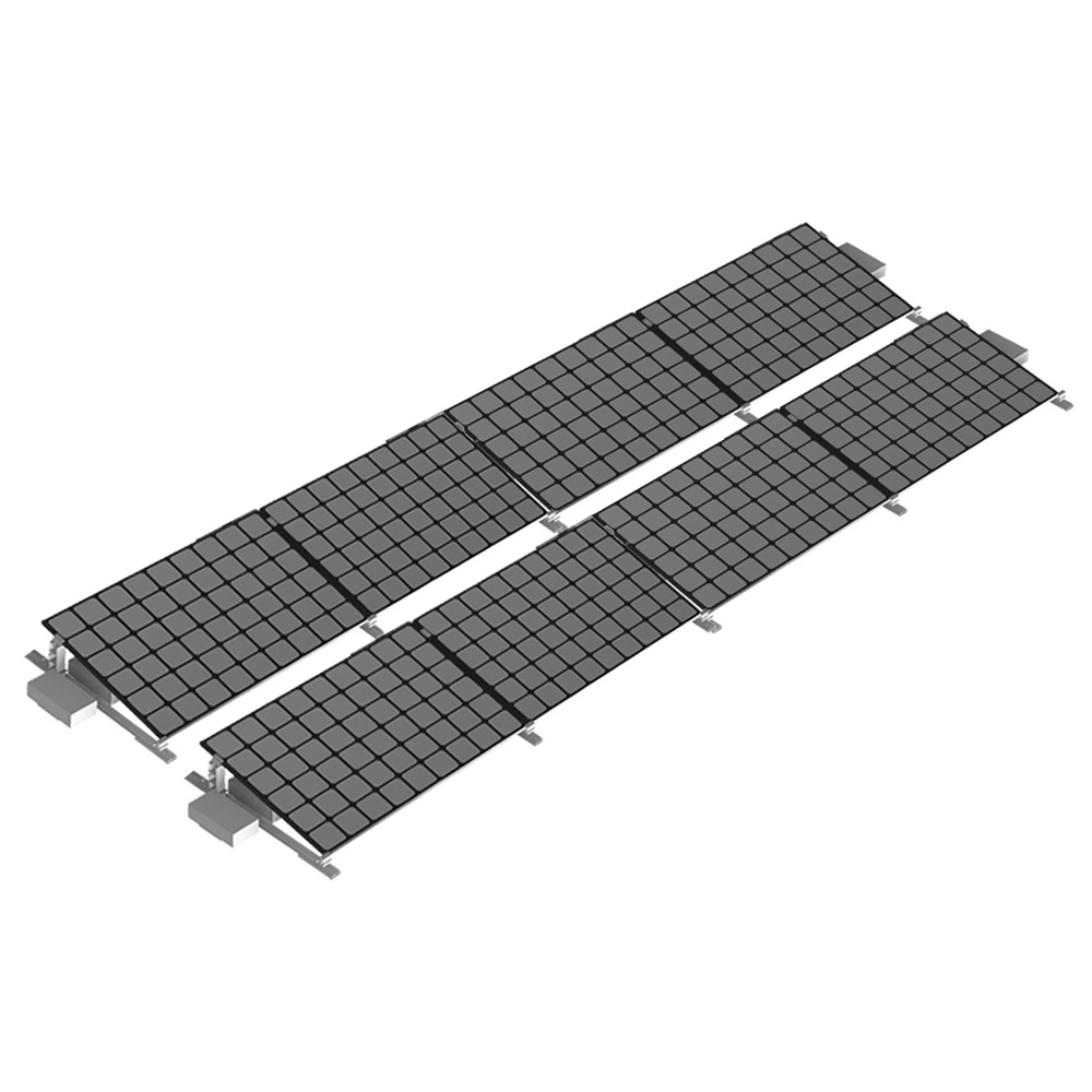 Offgridtec Flachdach Befestigungsset Ballast Montagekit Reihe 8 Module
