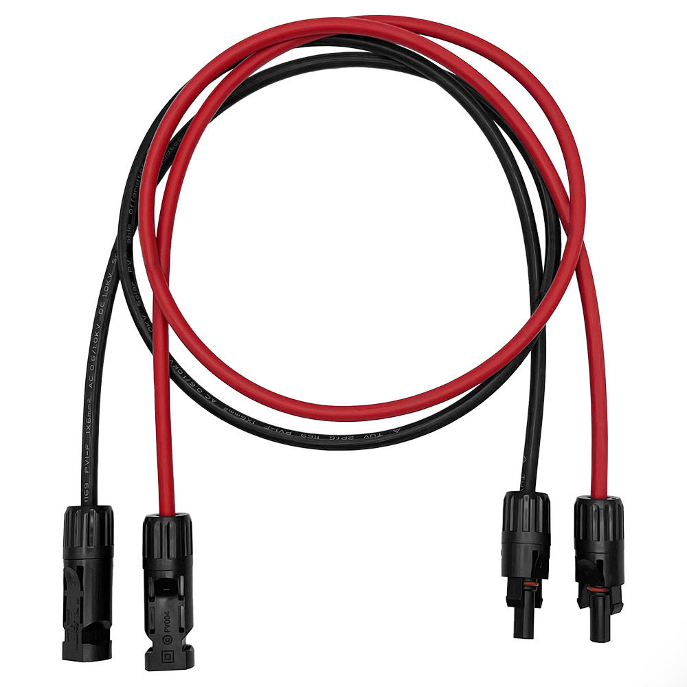 Offgridtec connecting cable MC4 to MC4 6mm² 1m-10m red/black