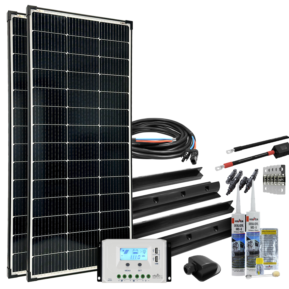 Offgridtec mPremium XL-300W 12V Motorhome Solar System