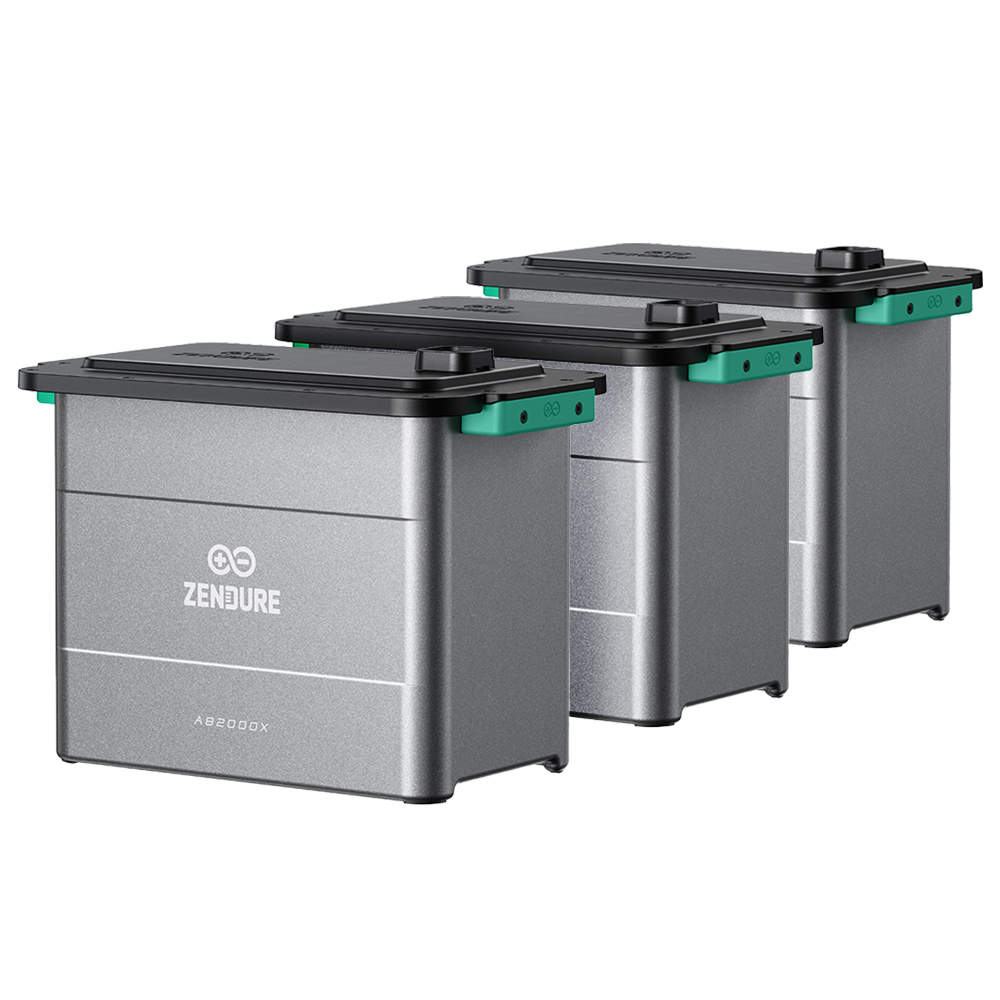 Zendure SolarFlow Set 5,76kWh Smart pv Hub 2000 avec 3x ab2000 batterie d'extension