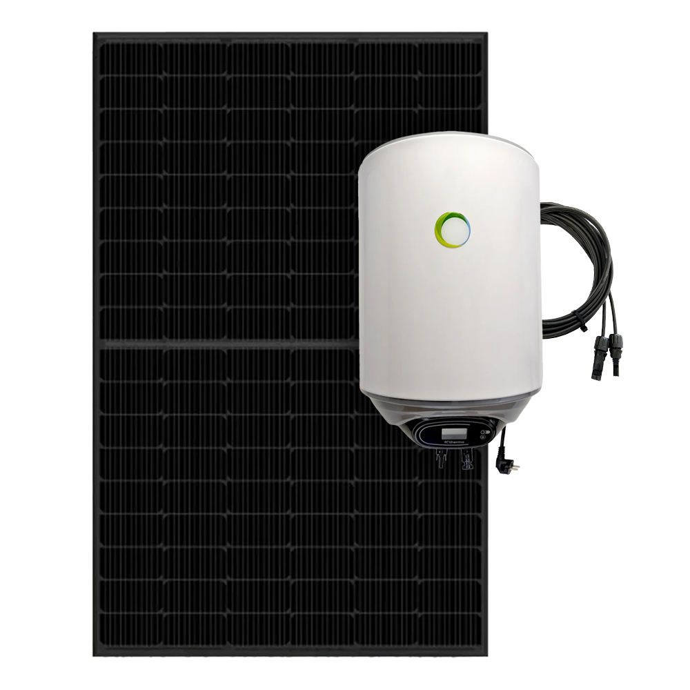 430W solar system with 30L Fothermo hybrid boiler for hot water preparation