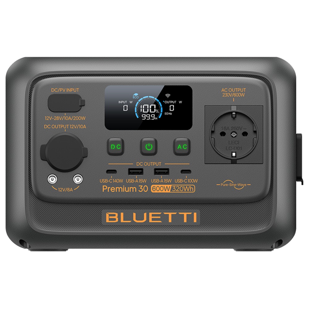 Bluetti Premium 30 V2 Mobile Powerstation 320Wh 600W USV-Funktion