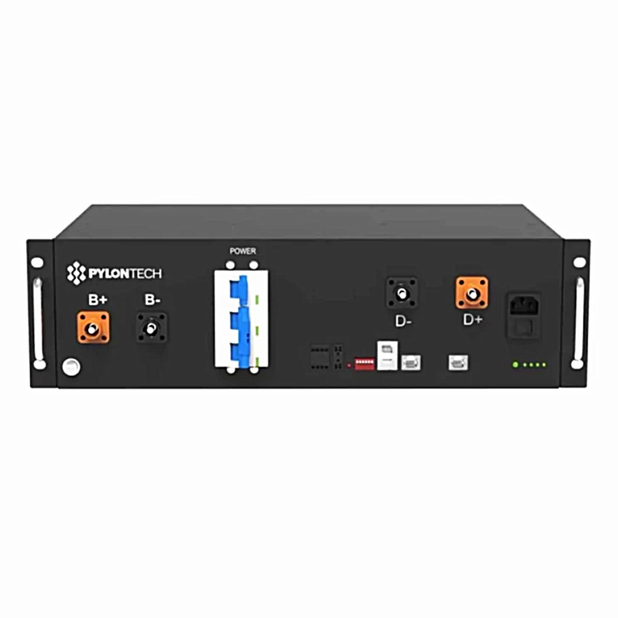 Pylontech 100S Steuerungseinheit schwarz Frontalansicht