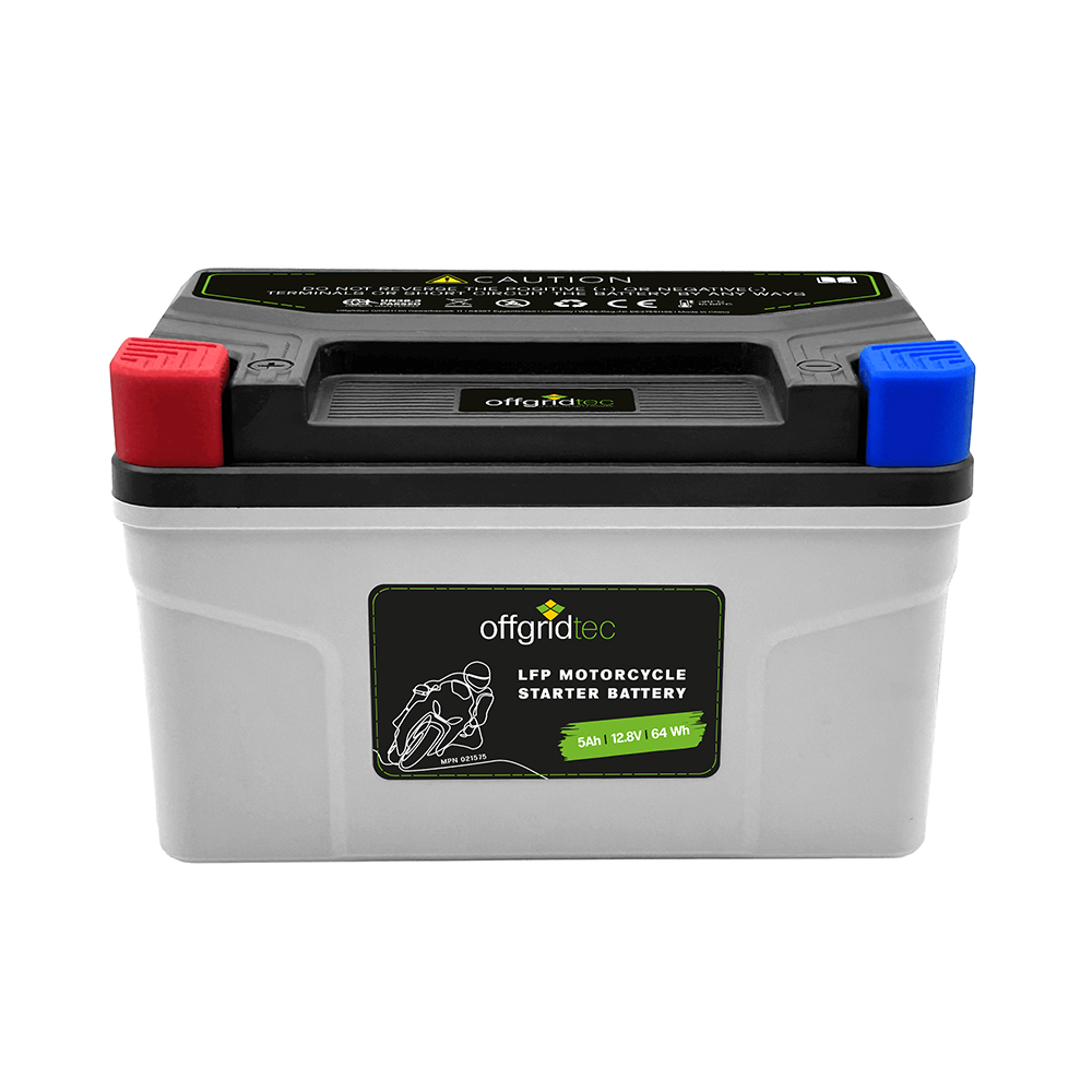 Offgridtec LFP starter battery 5Ah 12.8V for motorcycle
