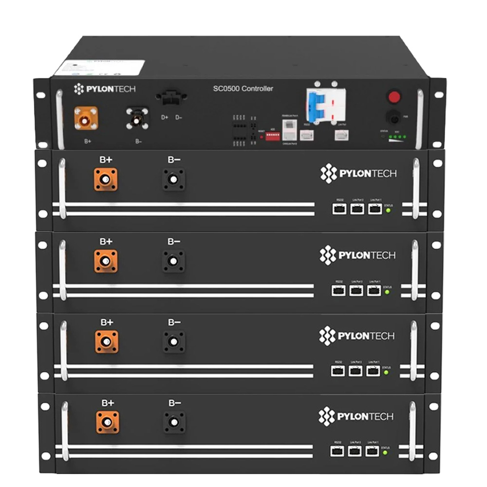 Pylontech Powercube X1 V2 9,6kWh Speicherset H48050 mit BMS SC500-100S