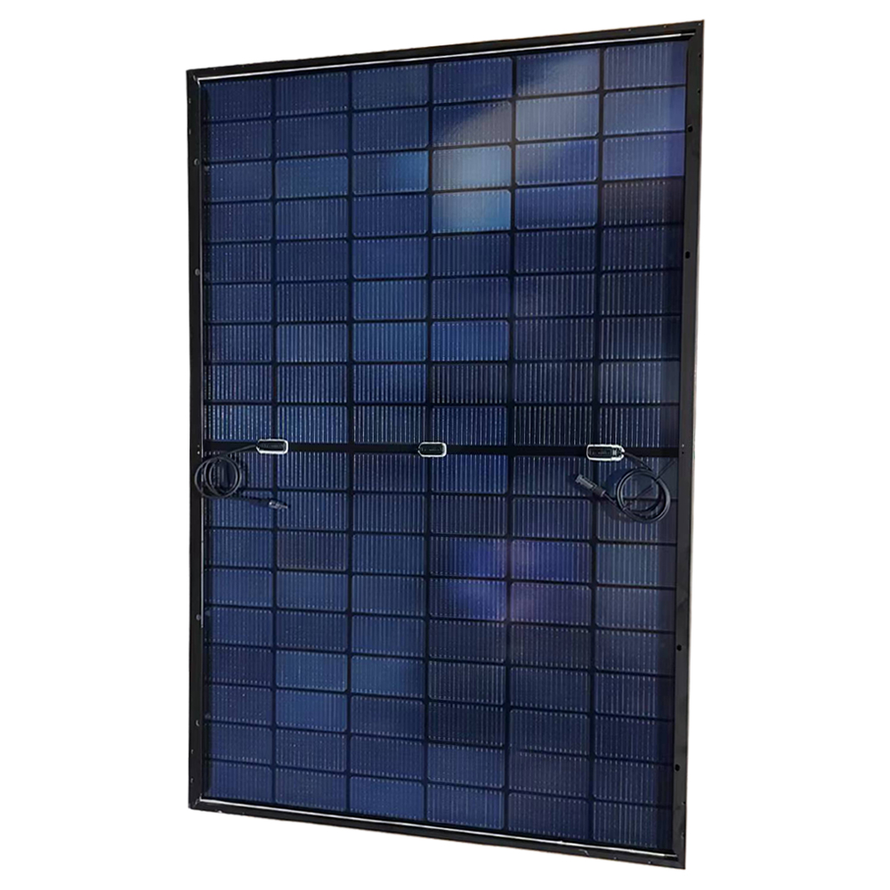 37 Luxen Solar 500W Bifacial Solar Module TopCon Luxneri Series N5 Full Black Palette