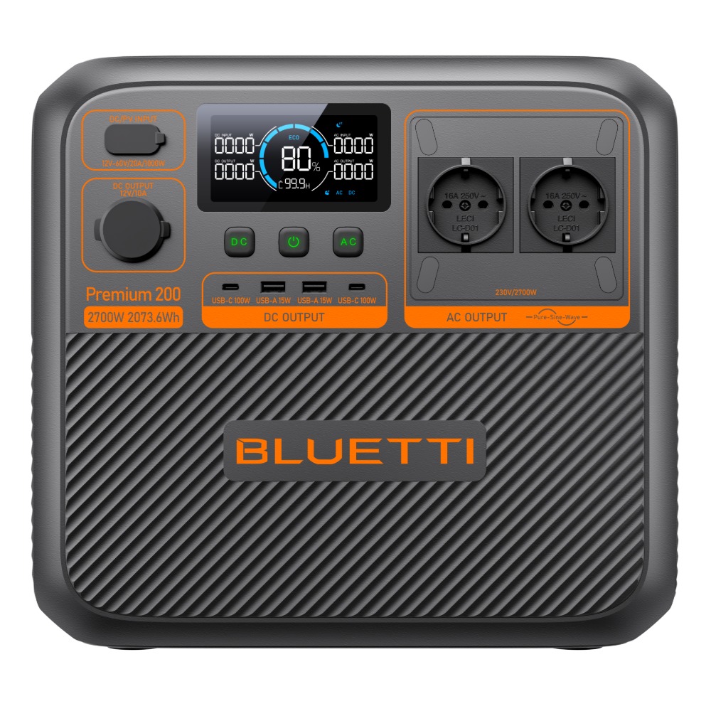 Bluetti Premium 200 V2 Mobile Powerstation 2073Wh 2700W USV-Funktion