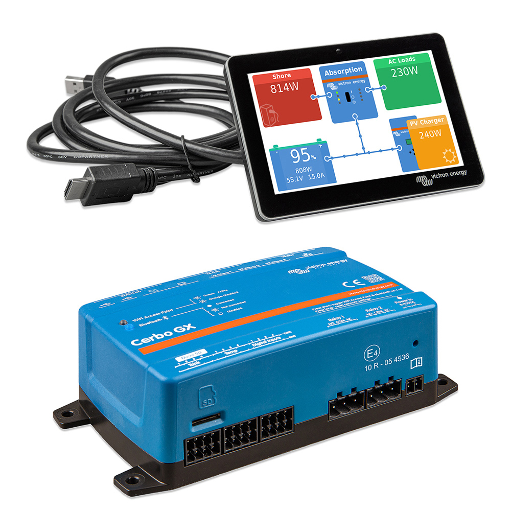 Offgridtec Kit de sauvegarde 28,8kWh Batterie Pylontech LiFePO4 - Victron MultiPlus II 48/10000 Onduleur 3 phases