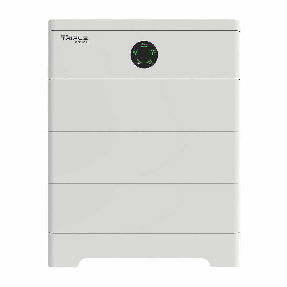 Weißes SolaX TSYS-HS51 Speichersystem mit drei TB-HS51 Hochvolt-Batterien und einem TBMS-S51 BMS Weißes SolaX TSYS-HS51 Speichersystem mit drei TB-HS51 Hochvolt-Batterien und einem TBMS-S51 BMS