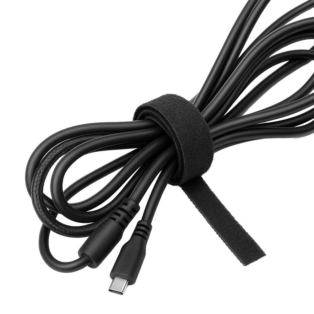 Klett-Kabelbinder 10m x 10mm Schwarz zuschneidbar für Kabelmanagement