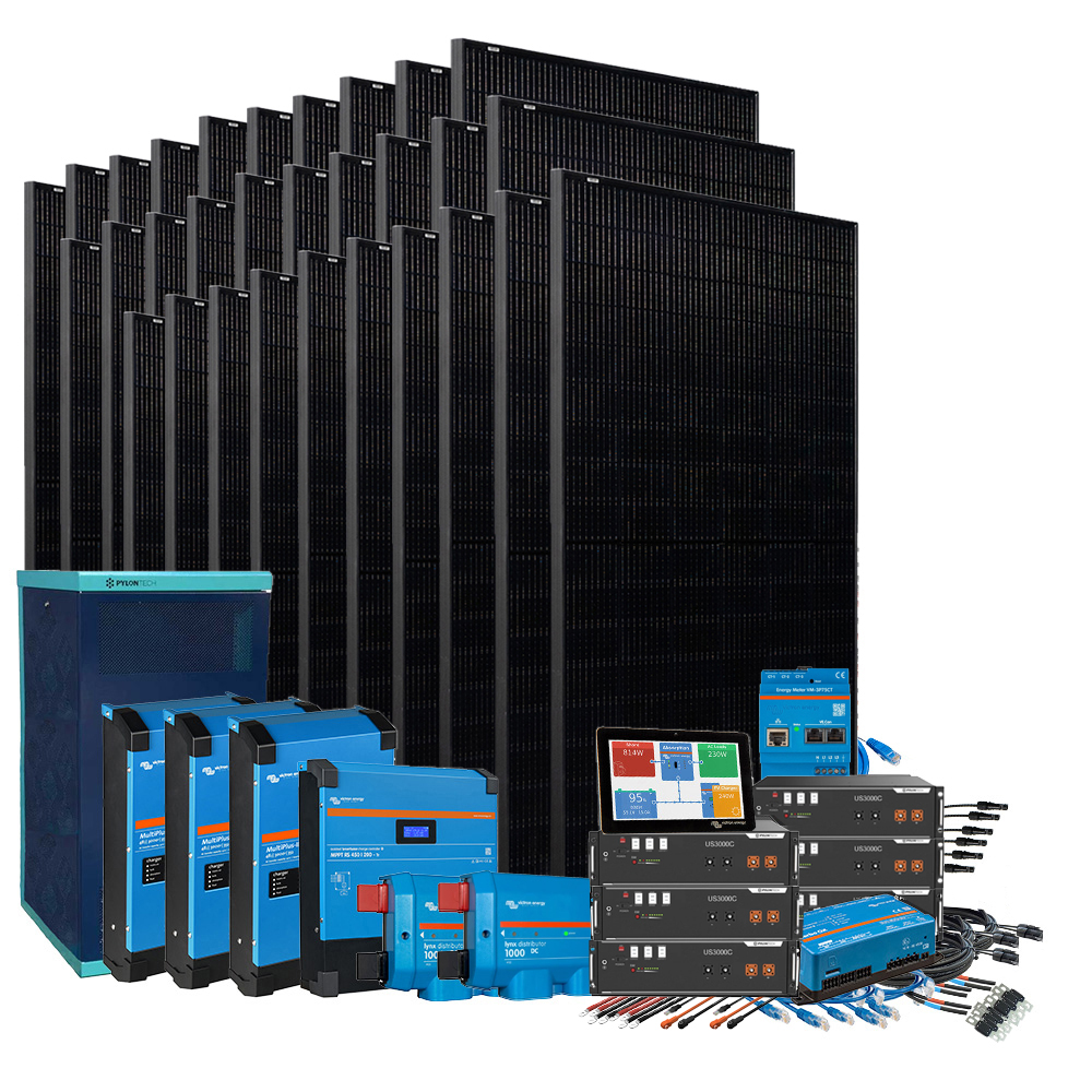 Offgridtec HomePremium M UPS Système solaire 12900Wp US3000 21kWh triphasé avec compteur électrique